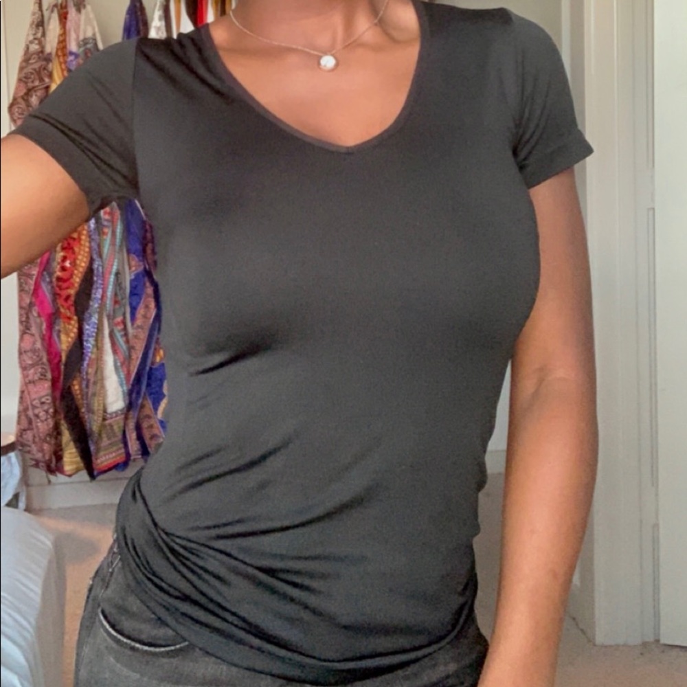 Plain black Tee